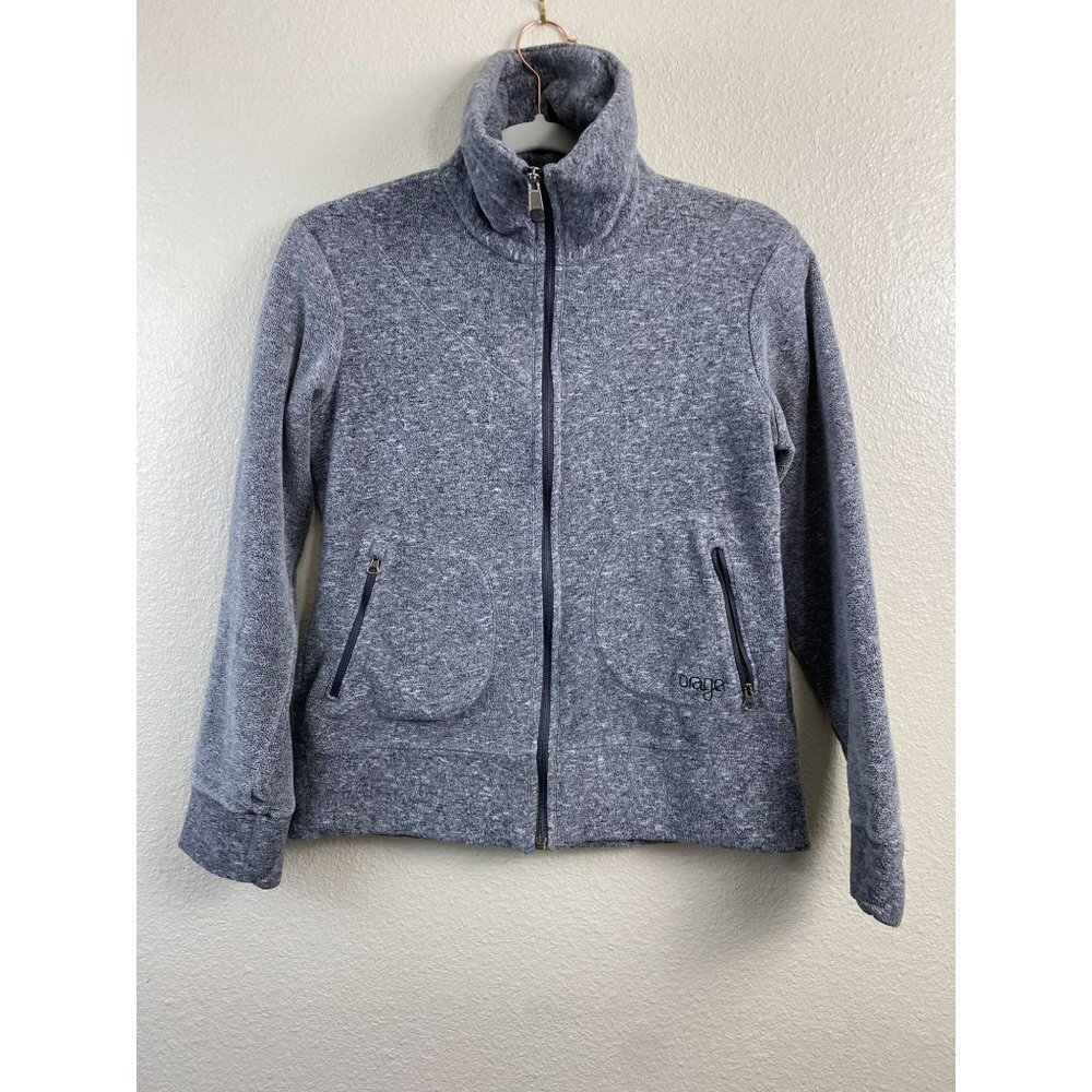 Orage Fleece Jacket Womens‎ XS Gray Outdoor performance Ski Full Zip Fall Winter